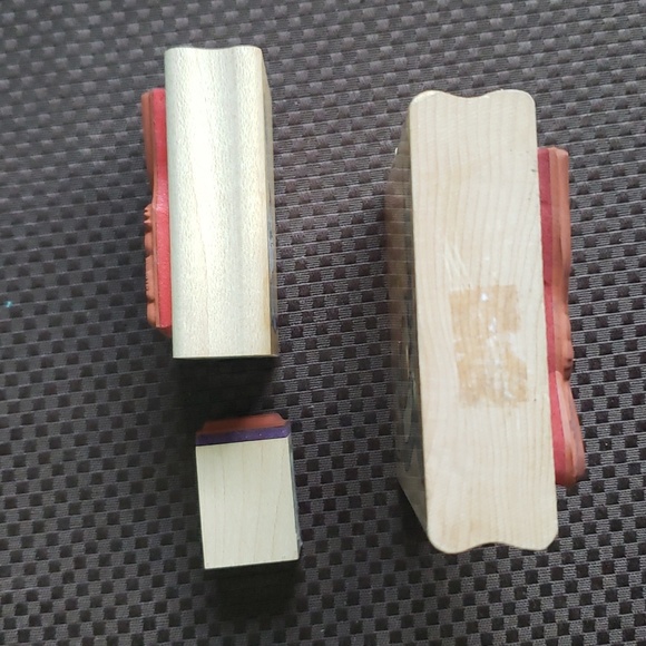 3 Looney Tunes Bugs Bunny Wood Mounted Rubber Stamps, Warner Brothers - Picture 7 of 8